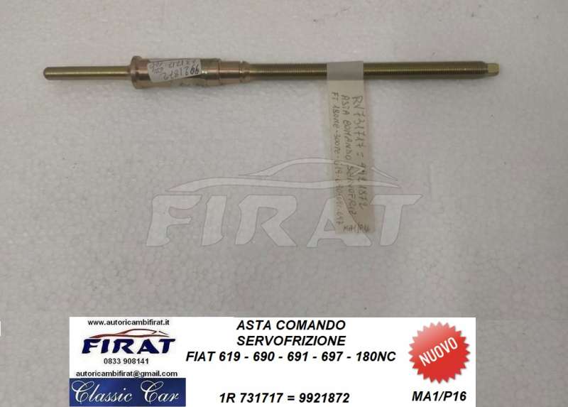 ASTA COMANDO SERVOFRIZIONE FIAT 690-691-697-180NC (731717)